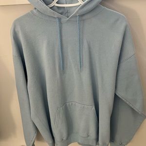 Plain Light Blue Hoodie